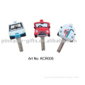 custom soft PVC bus key cover/ key cap